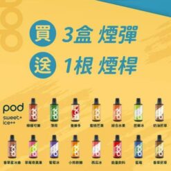 佩特里煙彈 DOT SWITCH雾化弹 買三盒送主機 3.5ml 2000口 8 佩特里霧化彈