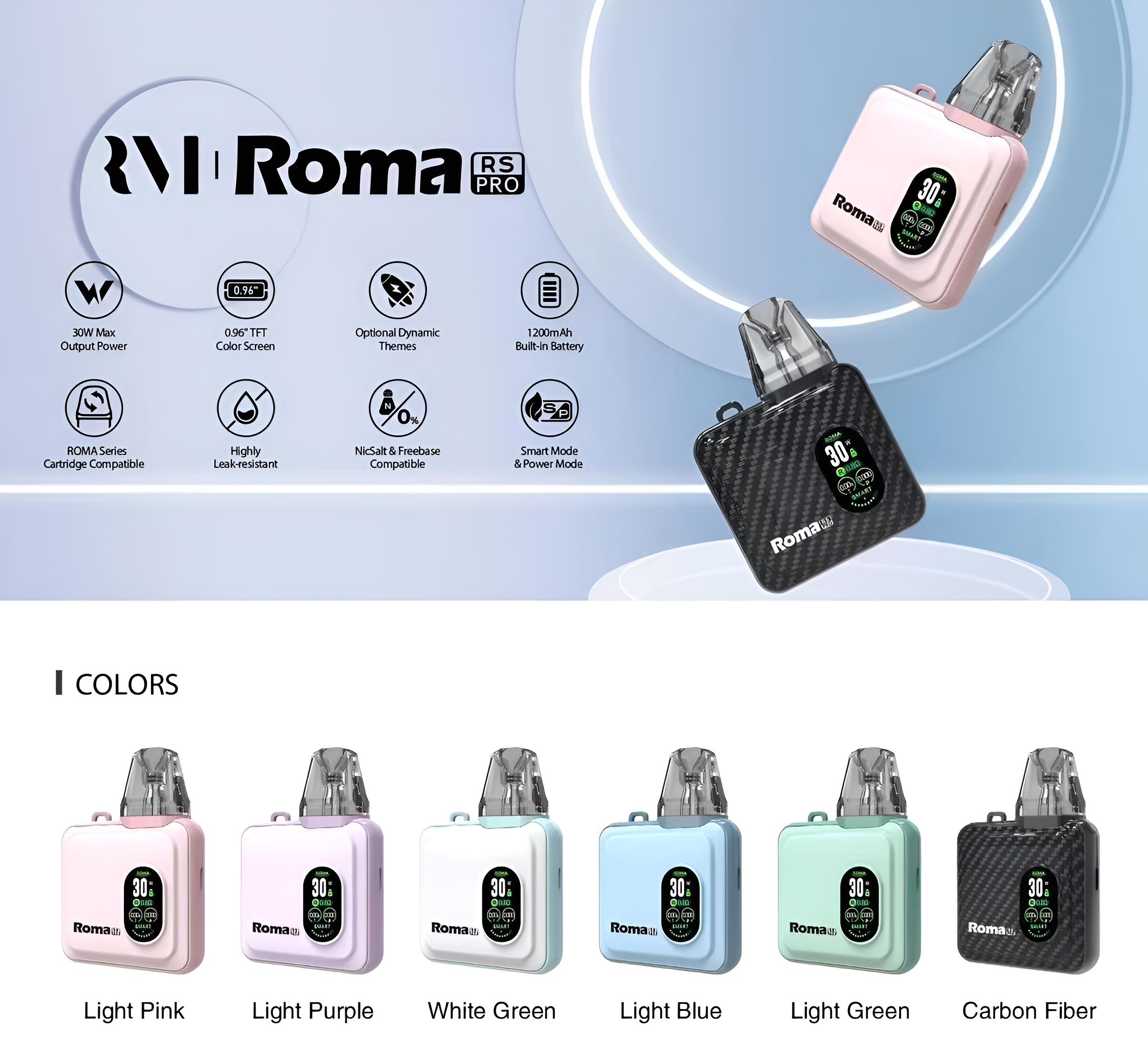 ROMA RS PRO 注油主機 羅馬小煙主機 (通用OXVA XLIM SQ PRO 小蠻牛空倉) 3 羅馬主機