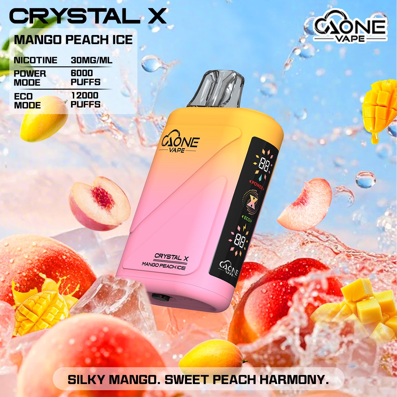 AONE Crystal X 水晶二代 12000口抛棄式電子煙 一次性電子菸 現貨 3 AONE Crystal X 水晶二代 12000口抛棄式電子煙 一次性電子菸 現貨:圖片 3