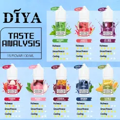 Diya煙油 叮啞30ml小煙油推薦 0-50mg 台灣現貨