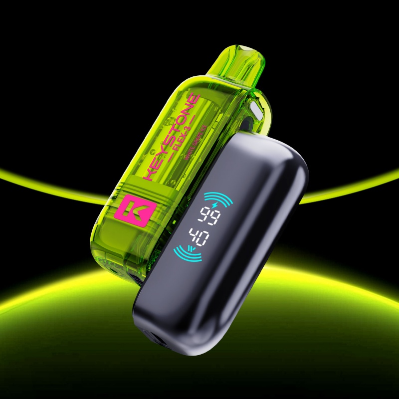 KEYSTONE FLEX-3 拋棄式電子煙 - 25000口雙芯霧化/可視油倉 超大容量 1 KEYSTONE FLEX-3 拋棄式電子煙 – 25000口雙芯霧化/可視油倉 超大容量