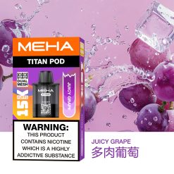 MEHA TITAN 15000口拋棄式電子煙 買三送一主機 泰坦煙機 15ml 多款金屬配色 29 MEHA TITAN 15000 抛棄式 多肉葡萄
