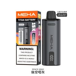 MEHA TITAN 15000口拋棄式電子煙 買三送一主機 泰坦煙機 15ml 多款金屬配色 18 MEHA TITAN 15000 抛棄式 鈦空啞灰
