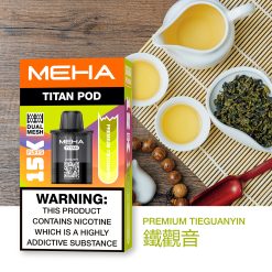 MEHA TITAN 15000口拋棄式電子煙 買三送一主機 泰坦煙機 15ml 多款金屬配色 24 MEHA TITAN 15000 抛棄式 鐵觀音