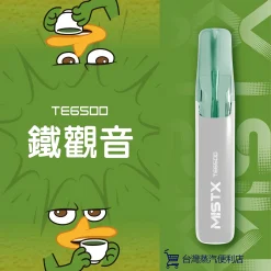 MIST X 鴨嘴獸拋棄式電子煙 一次性大容量 6500口 台灣現貨 711到付 24 MISTX TE6500 鴨嘴獸鐵觀音 scaled 1