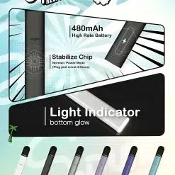 SPUMY主機/新冰熊五代煙桿/思邦迷霧化桿/通用4代5代煙彈/台灣現貨