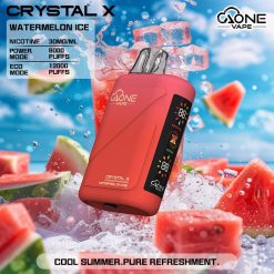 AONE Crystal X 水晶二代 12000口抛棄式電子煙 一次性電子菸 現貨 21 aone一次性西瓜