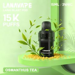 LANA BLAST 15K 電子煙|15ml超大容量 15000 Puffs|買三顆送主機 27 lana 15000口桂花茶