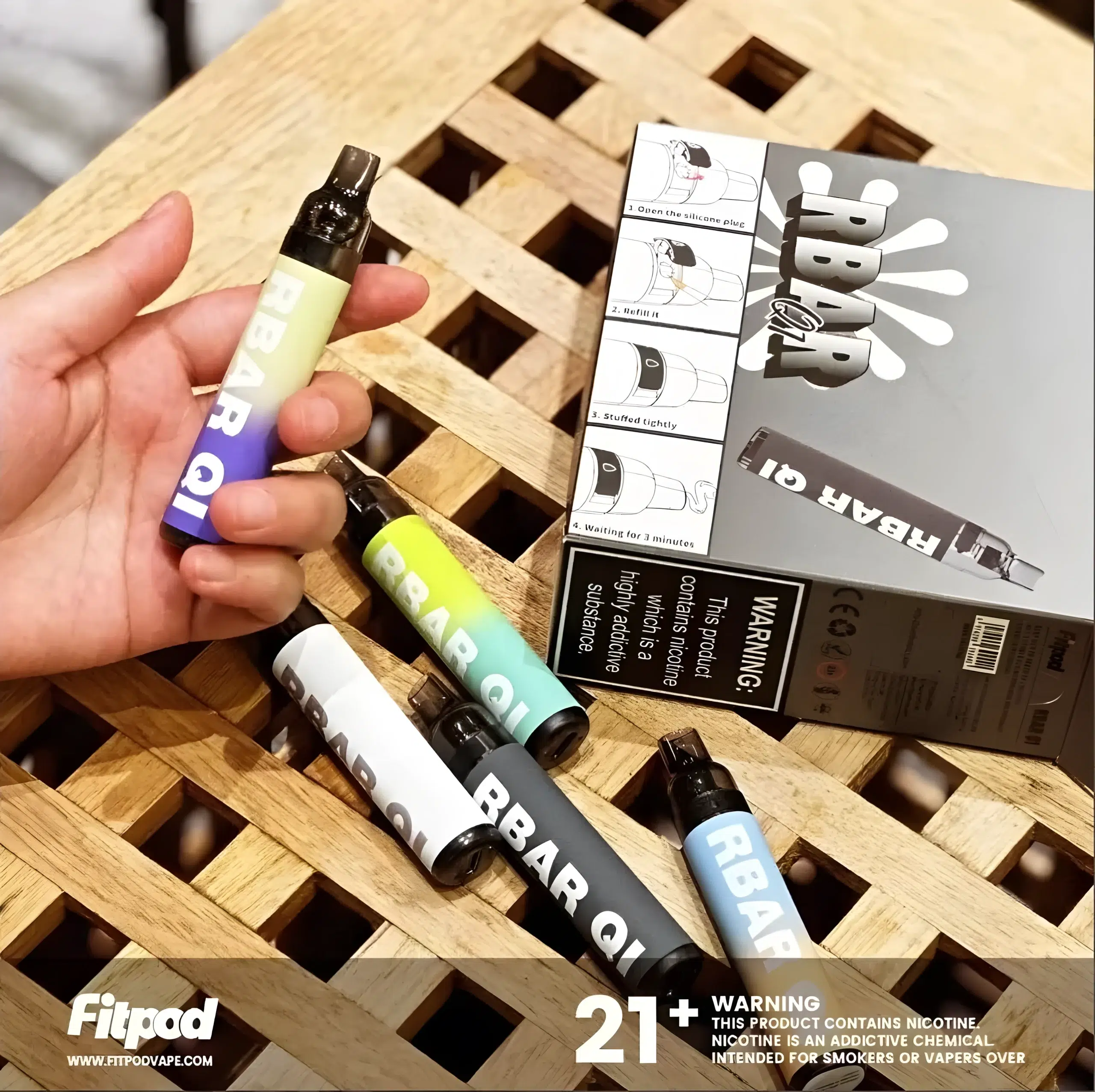 Fitpod RBAR Q1 一次性注油主機 拋棄式主機 可重複註油 台灣電子煙批發 3 Fitpod RBAR Q1 一次性注油主機 拋棄式主機 可重複註油 台灣電子煙批發:圖片 3