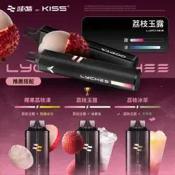 Wagoo 6500 Puffs拋棄式電子煙 哇酷6500口一次性 自由混搭雙口味 買十送一 16 荔枝