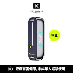 KEYSTONE FLEX-3 拋棄式電子煙 - 25000口雙芯霧化/可視油倉 超大容量 9 鈅石主機銀色